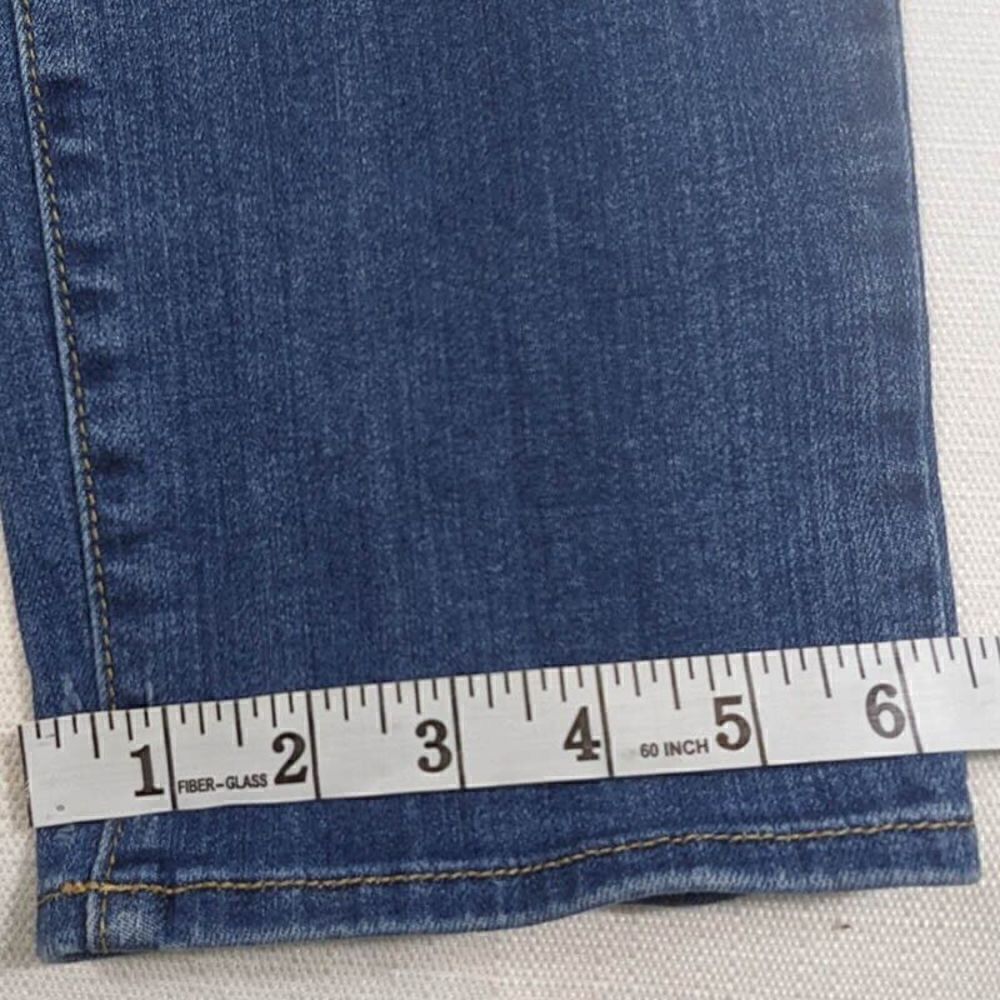 JB Just Black Jeans Womens  Light‎ Wash Distressed Whiskered Straight Denim - Picture 11 of 15